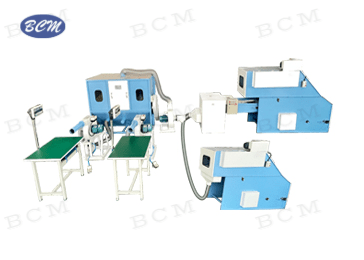 自动送料,鸭毛及纤维棉开松混合填充系统